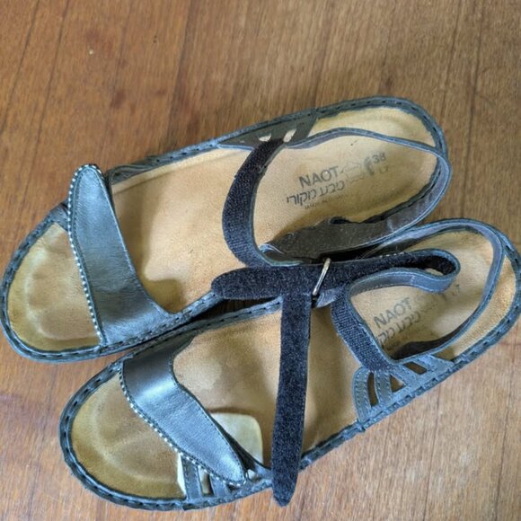 NAOT Black Sandals - Picture 1 of 2